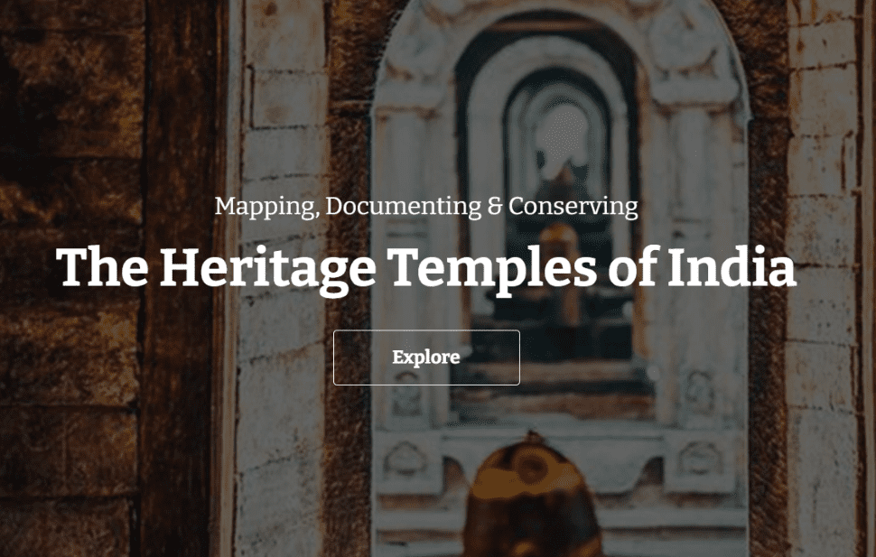 Progress Report and the Website Launch for the Temple Mapping Project